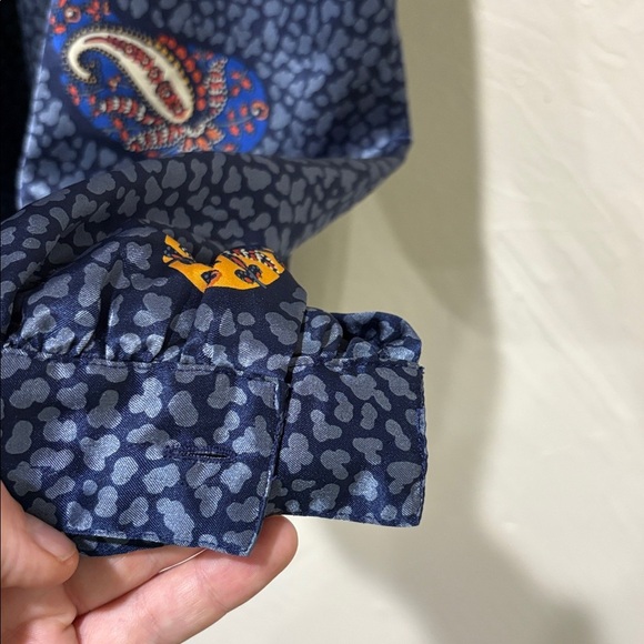 Vintage Tess Paisley Turtleneck Blouse - Picture 5 of 10